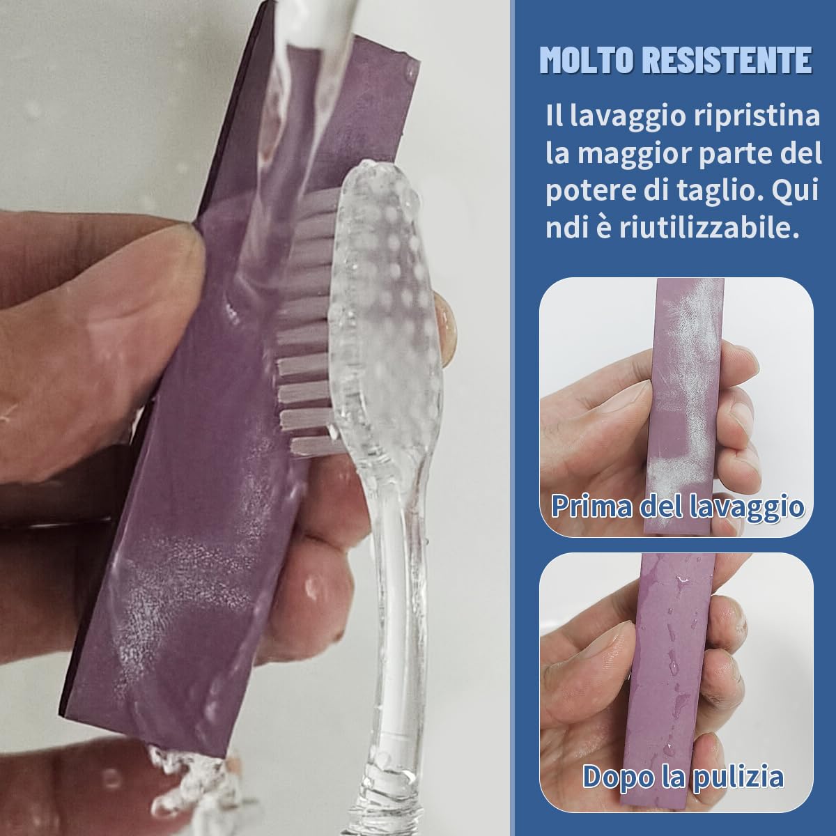 stedi Spugna abrasiva per edifici Gundam, 3 mm, per hobby, modellismo, blocco di levigatura a mano, impermeabile, a secco, riutilizzo, carta vetrata gundam grana #1000#1200#1500, 30 fogli