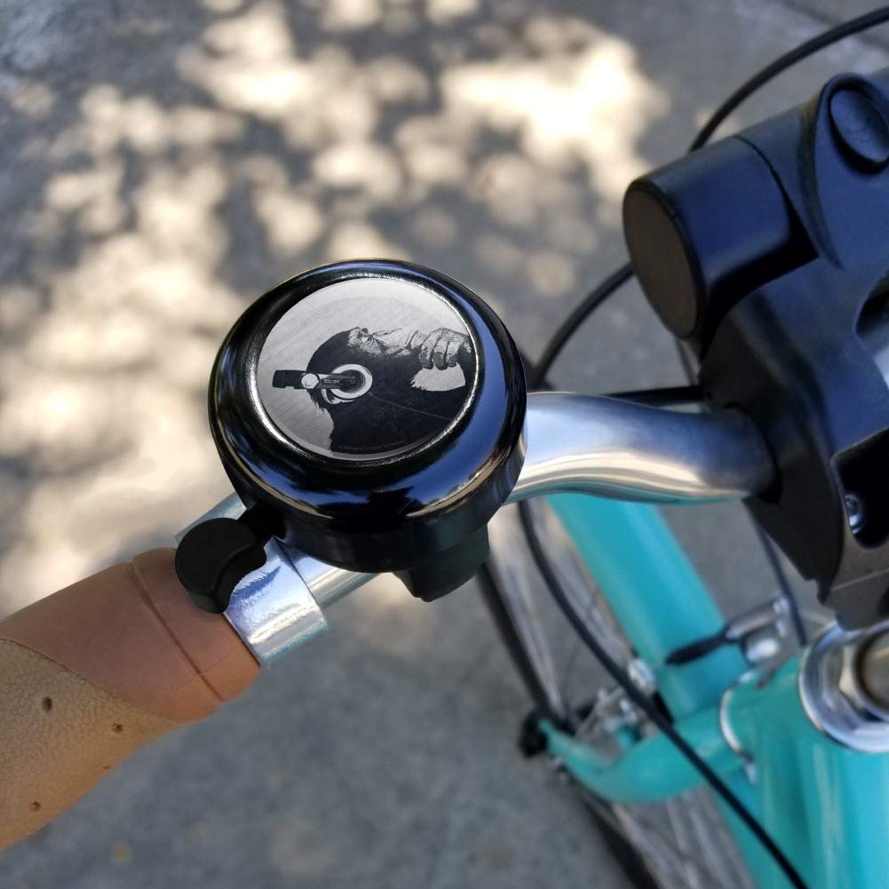 GRAPHICS & MORE Headphone Chimp Monkey Wall Bicycle Handlebar Bike Bell