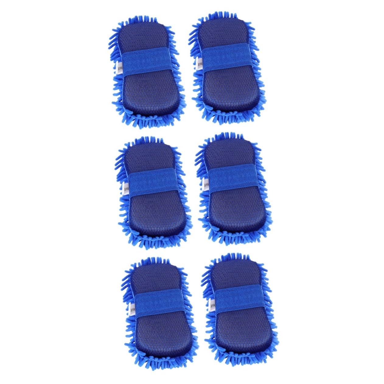 PRETYZOOM 3 Set Guanto Per Lavaggio Auto Strumento Pulizia Per Auto Microfibra Per Pulizia E Sicura Adatti Tutti Tipi Veicoli Facile Da Usare E Resistente Ai Danni 2 Pezzi*3