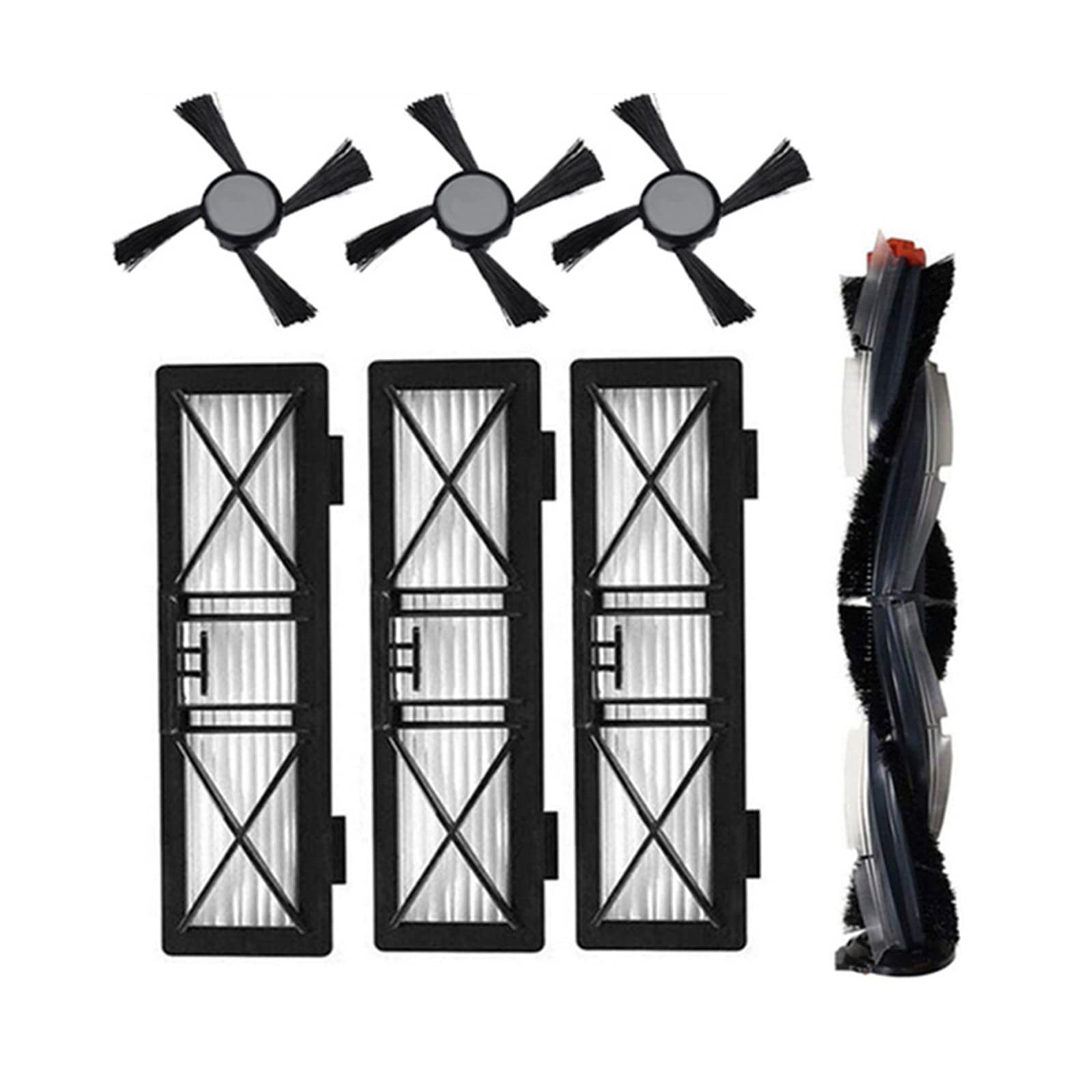 Kalttoy Hepa Filter & Sweeper Side Brush & Roller Brush Set for D Series Sweeping Robot Part Side