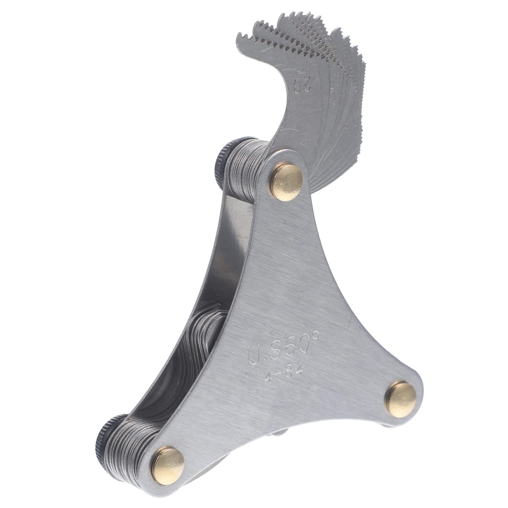 HOMOCONO Elegant Appearance Thread Pitch Gauge Caliper Gauge Stainless Steel Measuring Tool