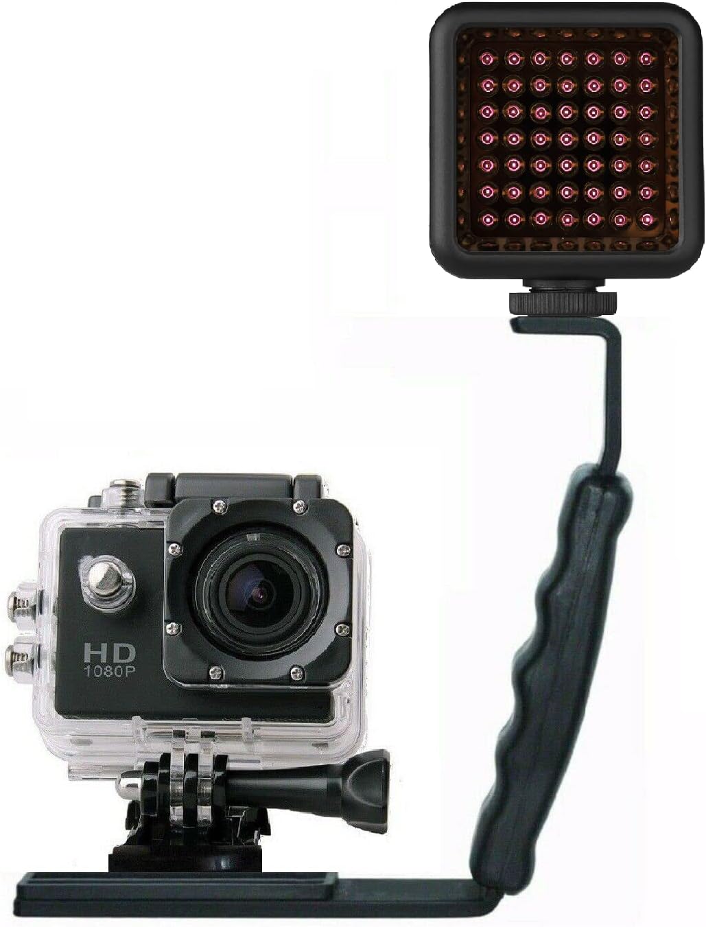 Ghost Hunting Full Spectrum Night Vision Waterproof Action Camera 1080P with Infrared Illuminator