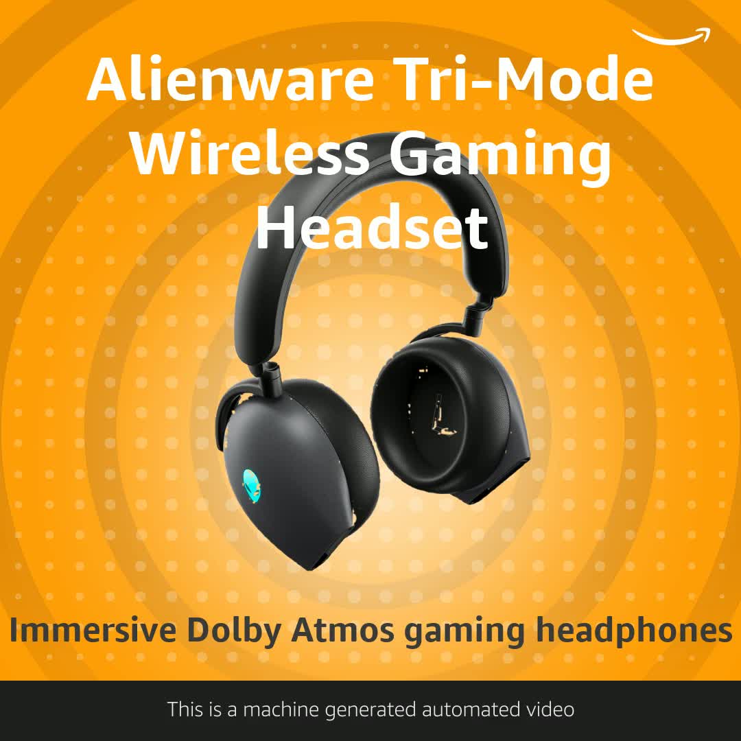 Alienware 920H ワイヤレスヘッドセット Alienware Aw920H Tri-Mode Wireless Gaming Headset-Dolby