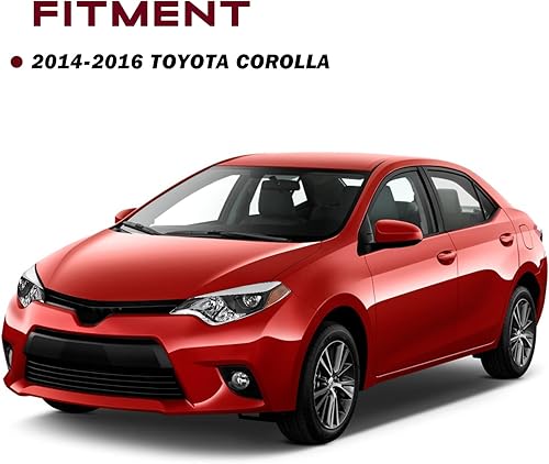 Miniatura 7 de JSBOYAT Repuesto de montaje de faros delanteros para Toyota Corolla BaseCECLE EcoLELS PlusSEdición especial Sedan 4 puertas LED lado del conductor y