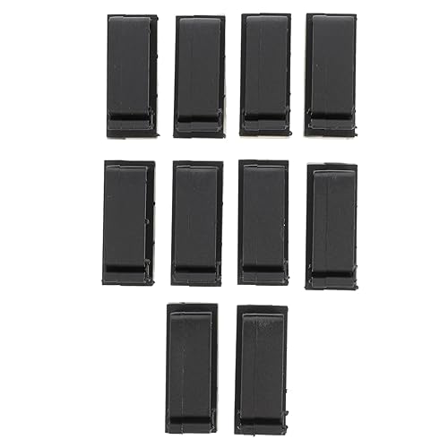 Hemobllo Ganize Your Desk - 10 clips organizadores de cables autoadhesivos para auriculares, cables de cargador de teléfono