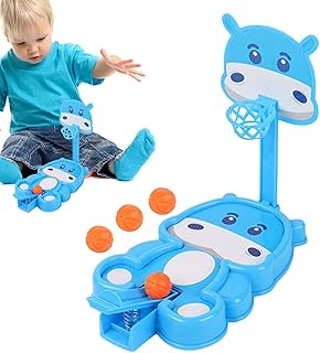 Tabletop Basketball Game, Catapult Basketball Into Hoop, Catapult Basketball Into Hoop, Improve Fine Motor Skills, Finger Toys for Kids for Kids Aged 3+, Interactive Toys Niuli