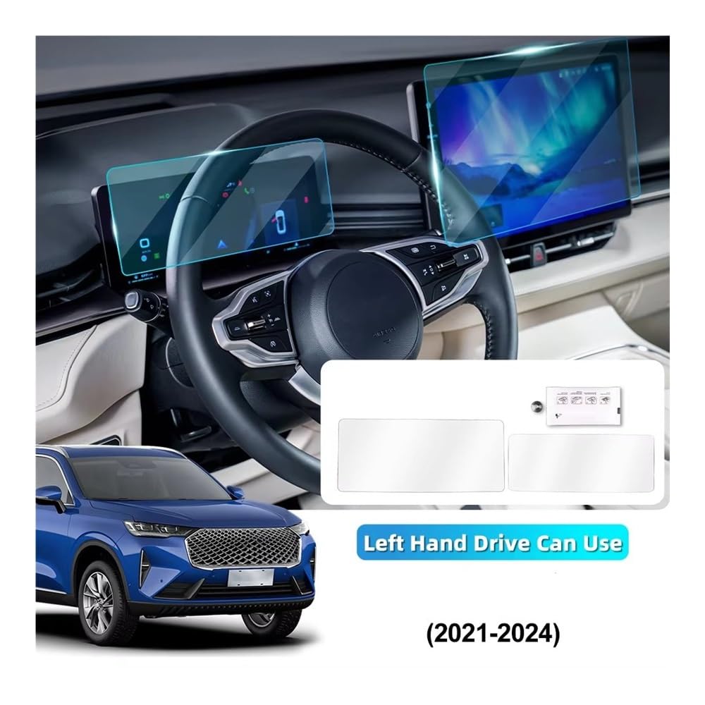 Protector De Pantalla Cristal Templado Para Consola Central Coche Para Haval H6 (2021-2024). Incluye Navegación GPS Y Panel Instrumentos Película Protectora Navegación