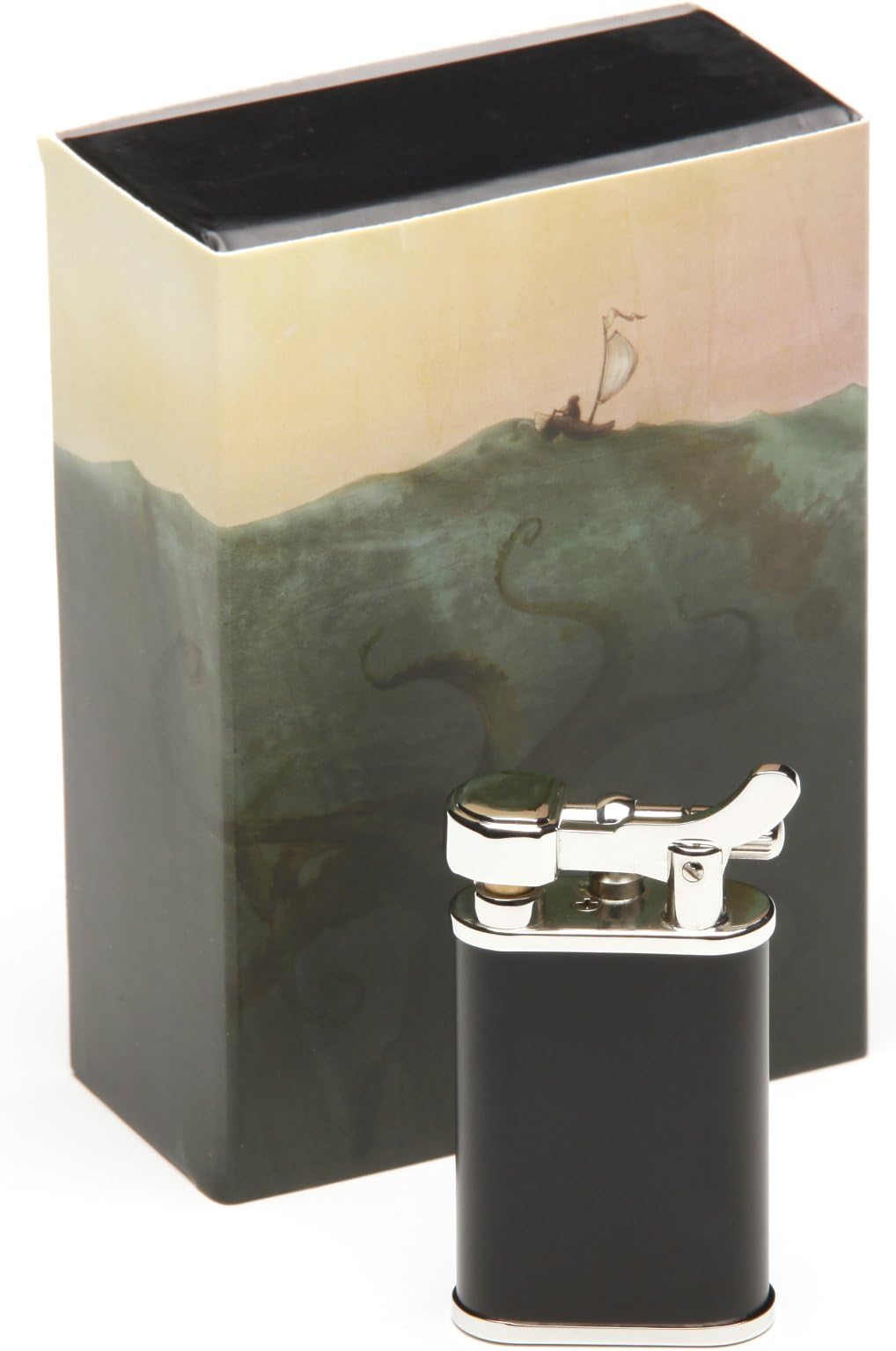 Kabuto Short Black Matte Pipe Lighter
