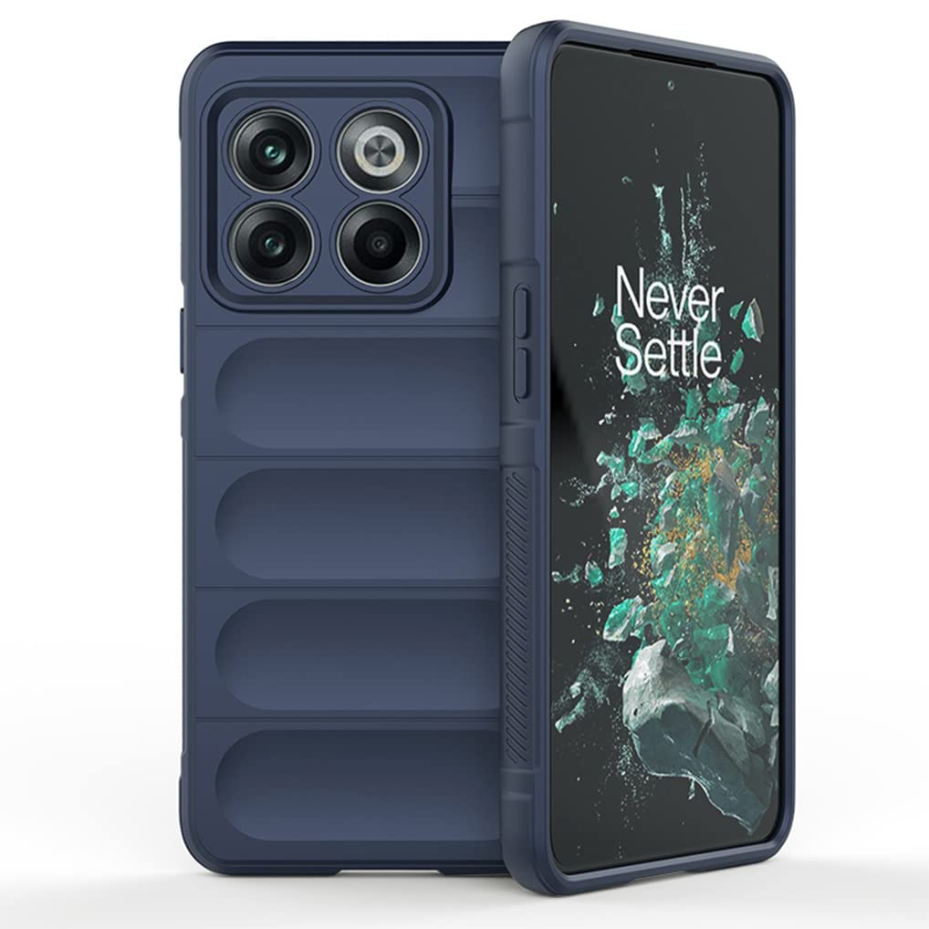 Cover OnePlus 10T 5G SEAHAI – Custodia Sottile Antiurto Con Airbag – Morbida Al Tatto E Antiscivolo – Nero