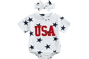 4th of July Baby Romper Suit