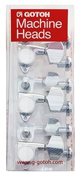 Amazon.co.jp: GOTOH ギターペグ ロトマチックタイプ 01ボタン 3