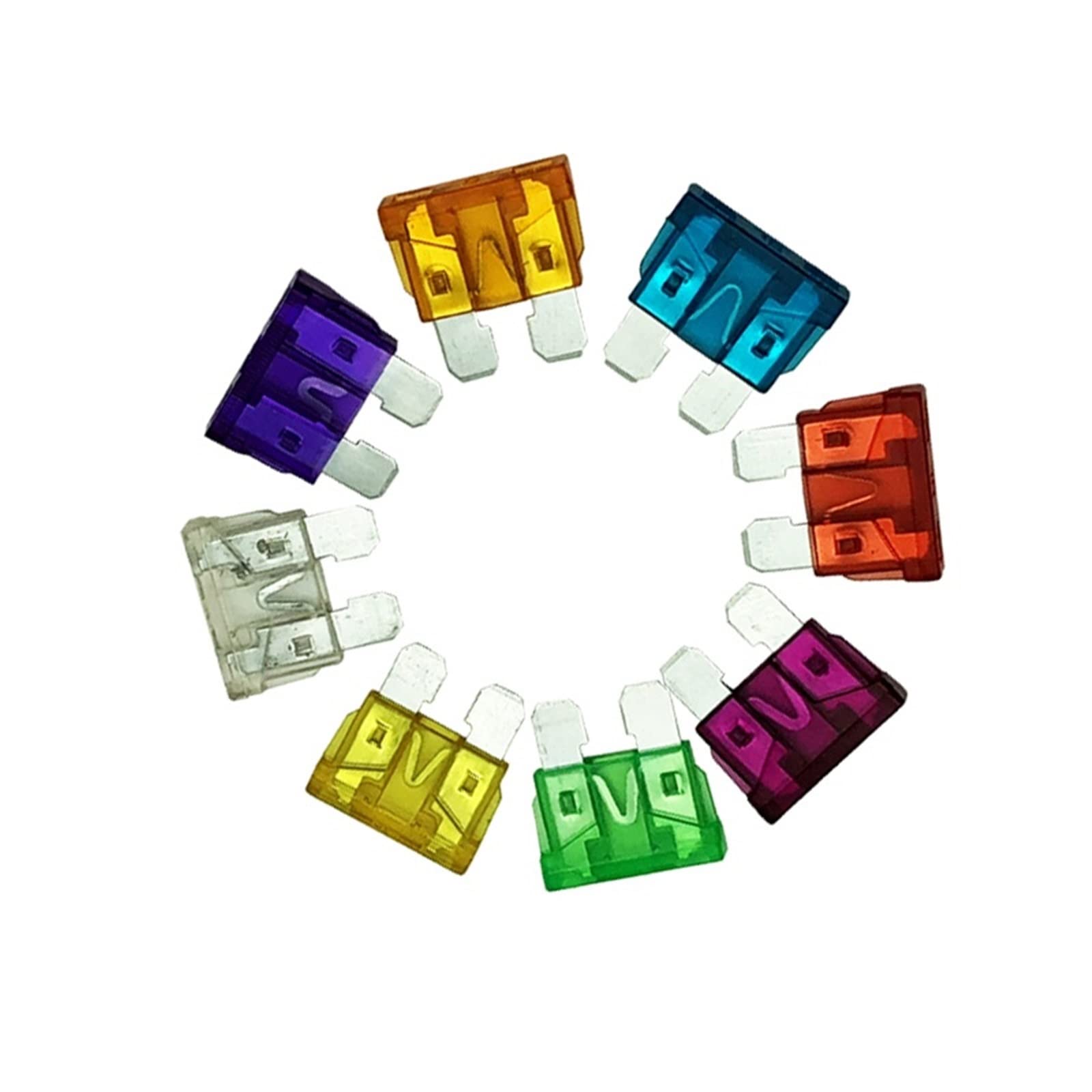 KXIWLUFV 10pcs Assorted Medium Blade Fuses Fuse Refitted Special 5A 10A 15A 20A 25A 30A 40A for Auto Car Truck(30a)