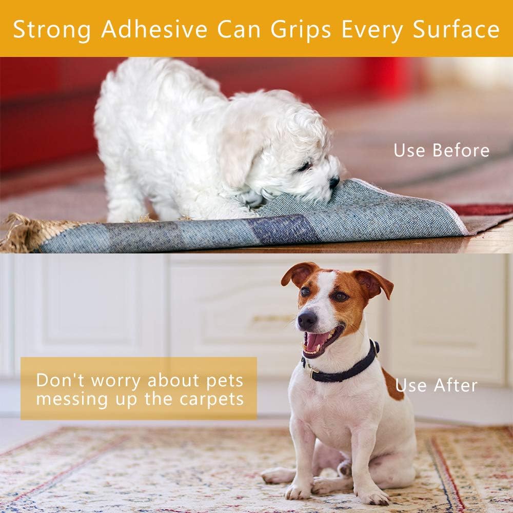 Tор Rаtеd YOLETO Double Sided Carpet Tape for Area Rugs, Heavy Duty Sticky Adhesive Tape for Wood Flooring Tiles Gifts for Men(2 Inch x 15 Yards)