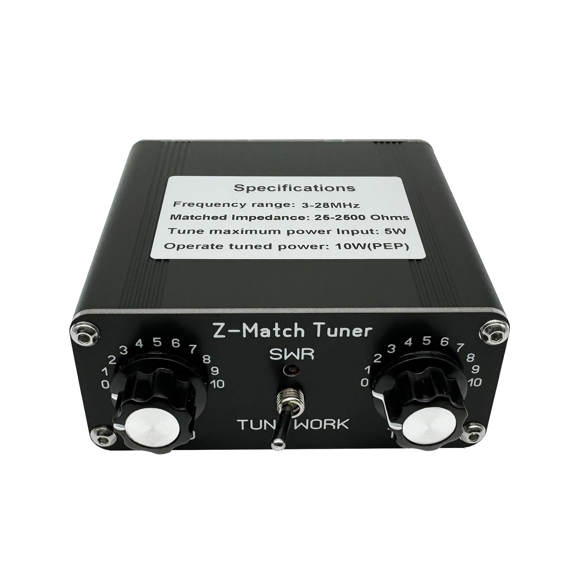 Antenne manuelle Z-match Tuner 5W 3-28 MHz,Majeur