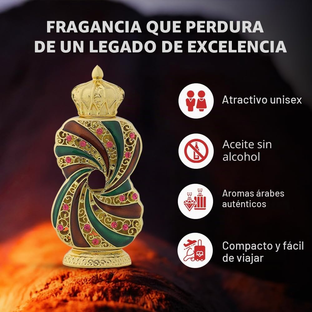 PARFÉM Al Haramain Tanasuk Perfumed Oil Uni, color Colores Surtidos, 12 ml