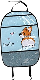 Totority Almofada Protetora De Assento Traseiro Do Carro Tapetes Para Assentos De Carro Organizador Traseiro Do Carro Capa Protetora Protetora De Assento Traseiro Pu Almofada Anti-Chute