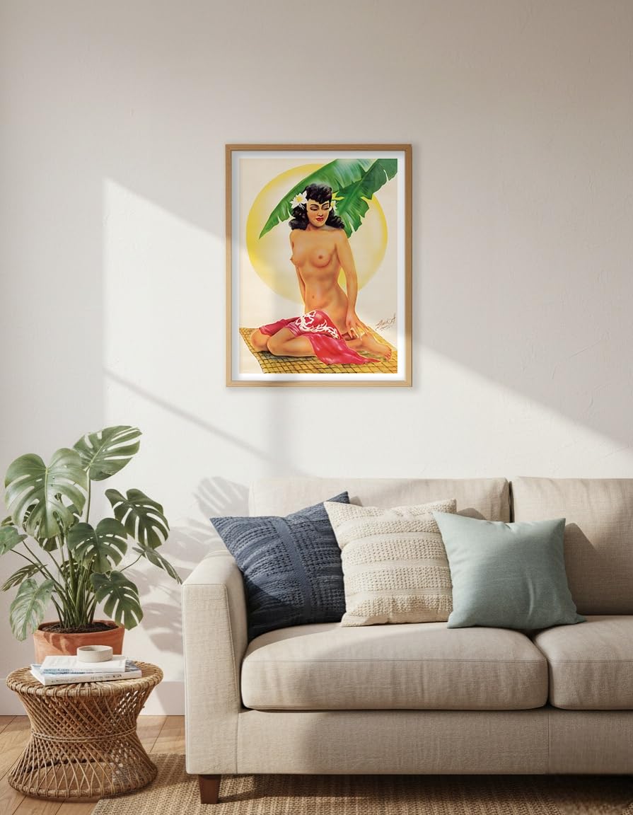 Amazon.com: Leilani - Hawaiian Girl - Vintage Hawaiian Airbrush