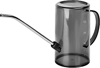 Plastic Watering Can - with Long Spout - 1/4 Gallon - 34 Oz - Grey