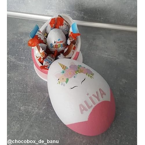 Styropor - Set di 2 uova in polistirolo, altezza