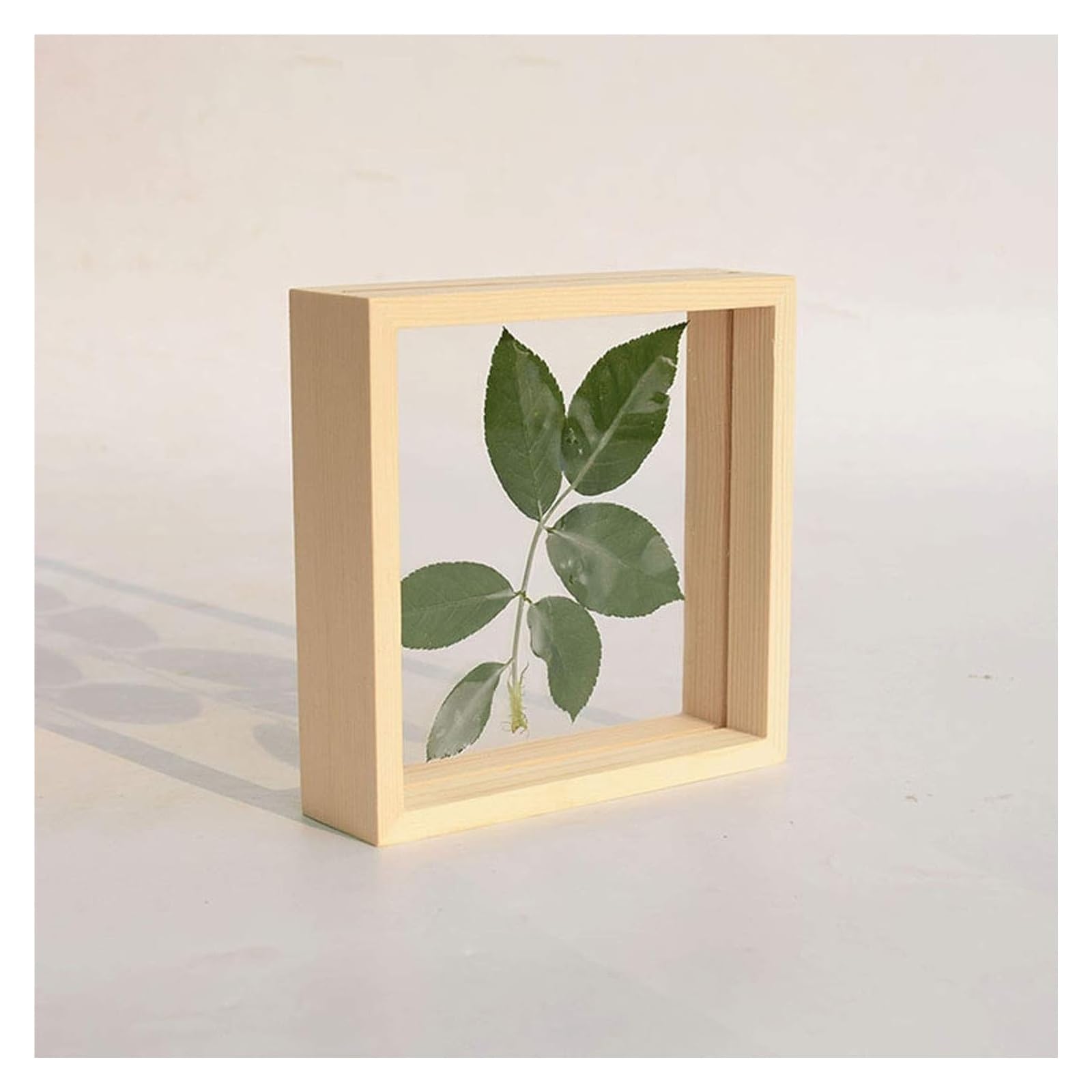 Cadre photo bois herbier double face pour protéger vos fleurs pressées