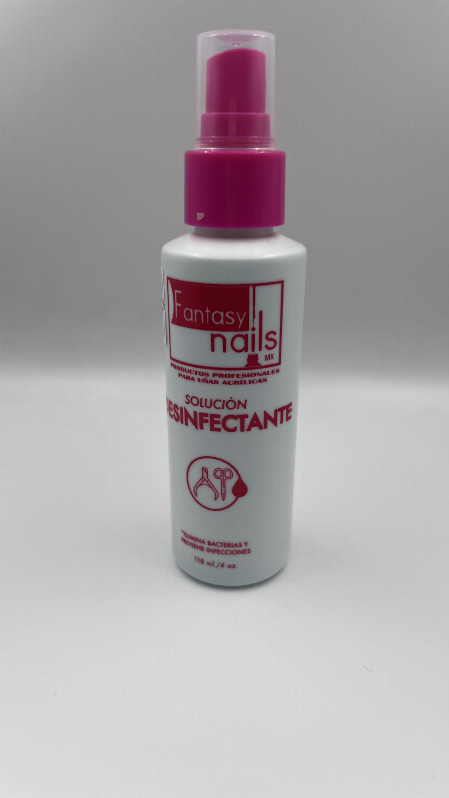 Fantasy Nails 4 oz Acrylic Nail Disinfectant, White
