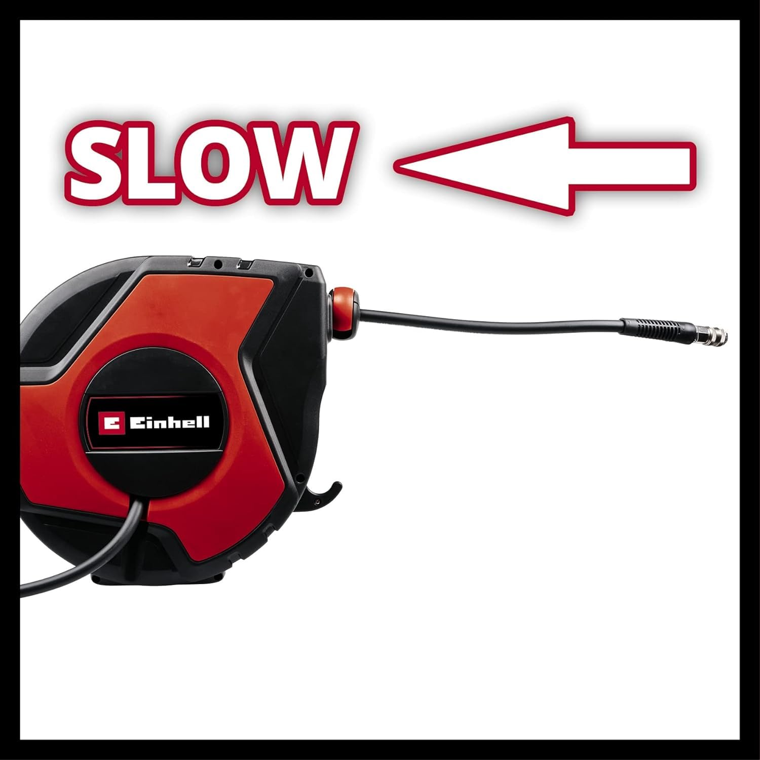 Einhell Druckluft-Schlauchtrommel TC-PH 150 (Schlauchlänge 15 m + 1,5 m Anschlussschlauch, Schlauchinnendurchmesser 9 mm, max. Betriebsdruck 16 bar, inkl. Wandhalterung)