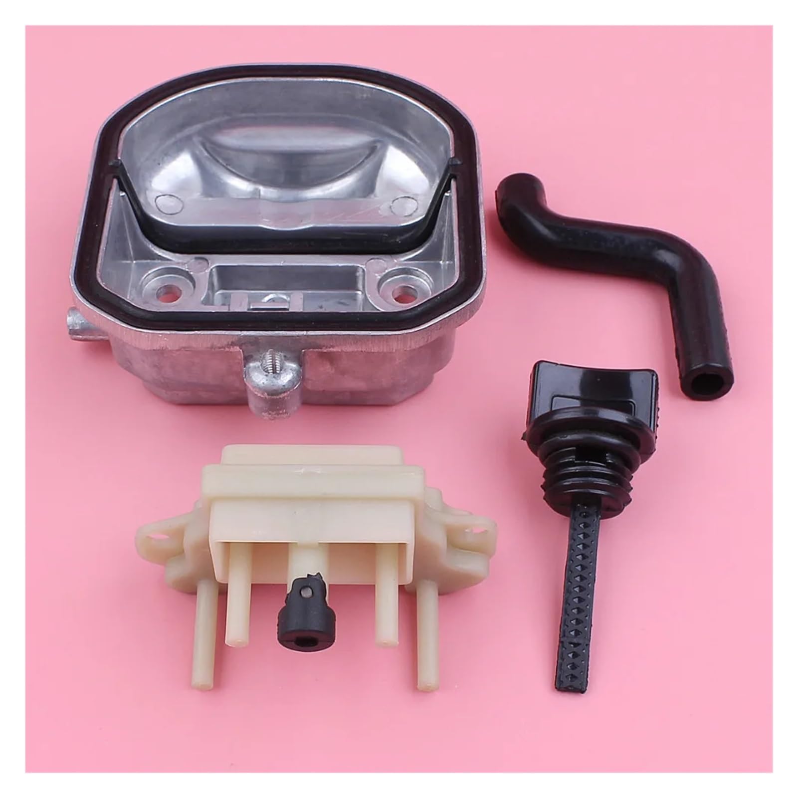 Cubierta de Culata, Tubo de Aceite de ventilación, Manguera, Varilla de Nivel, Filtro, Kit Sperator for cortacésped GX35 GX 35, Motor de Repuesto