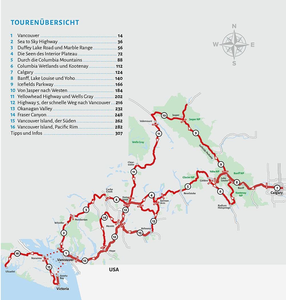 Entdeckertouren mit dem Wohnmobil Kanada Der Südwesten (Womo-Reihe, Band 103)