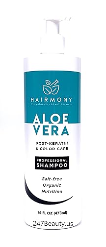 Hairmony Aloe Vera Professional Post queratina Color Care Hair Shampoo - Champu Aloe Vera post-queratina para el cabello (16 oz) disponible en Yaxa Colombia