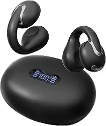 Fones de ouvido AI Language Translation Earbuds Real Time, IAMJOY Language Translator Earbuds Open Ear Clip-On Design, 163 idiomas e acentos Dispositivo tradutor bidirecional com aplicativo para