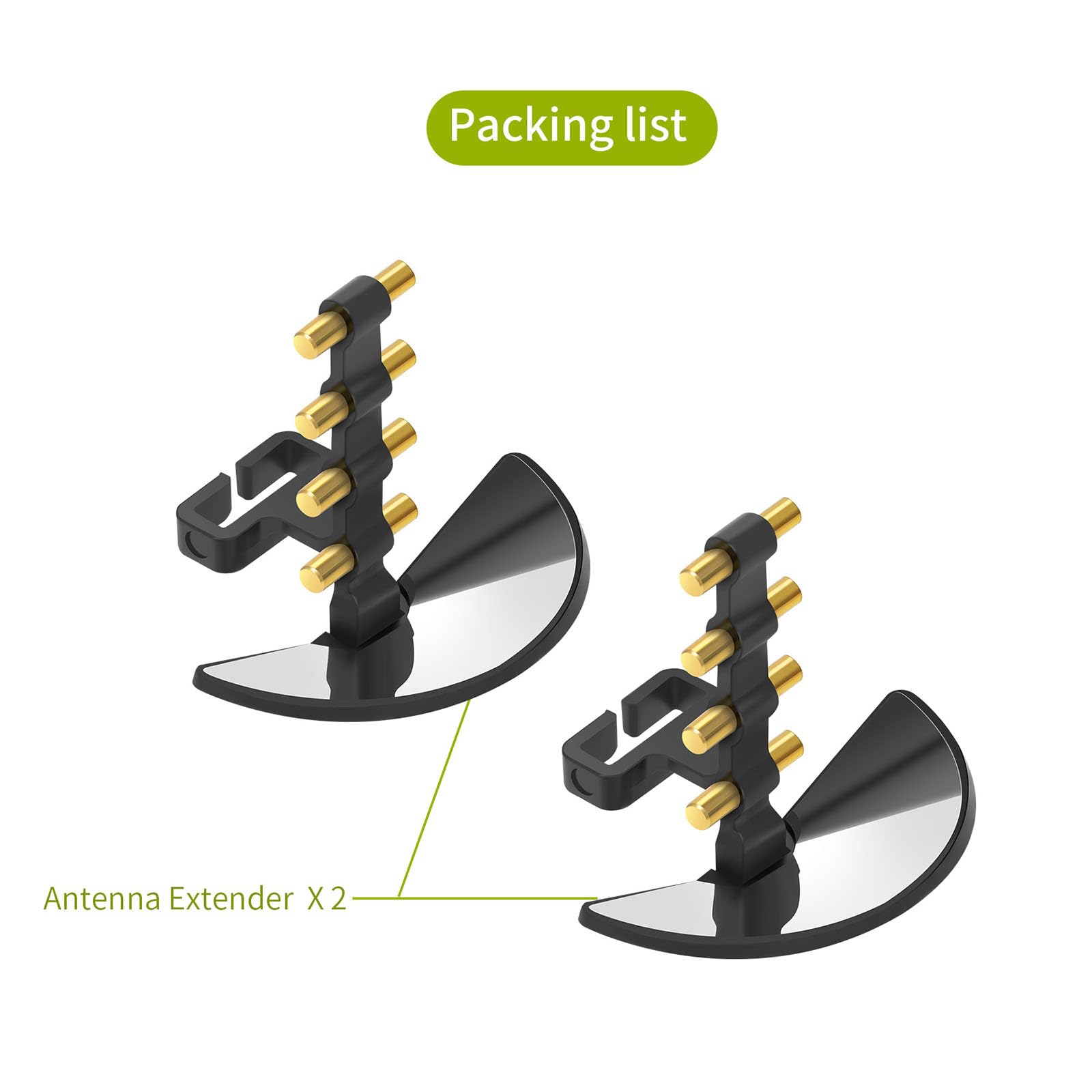 Amplificatore di segnale Yagi per antenna compatibile con DJI Mini 4 Pro/Air 3/Mavic 3 Pro Cine, i ripetitori di segnale migliorano la stabilità e la chiarezza del segnale per accessori RC 2