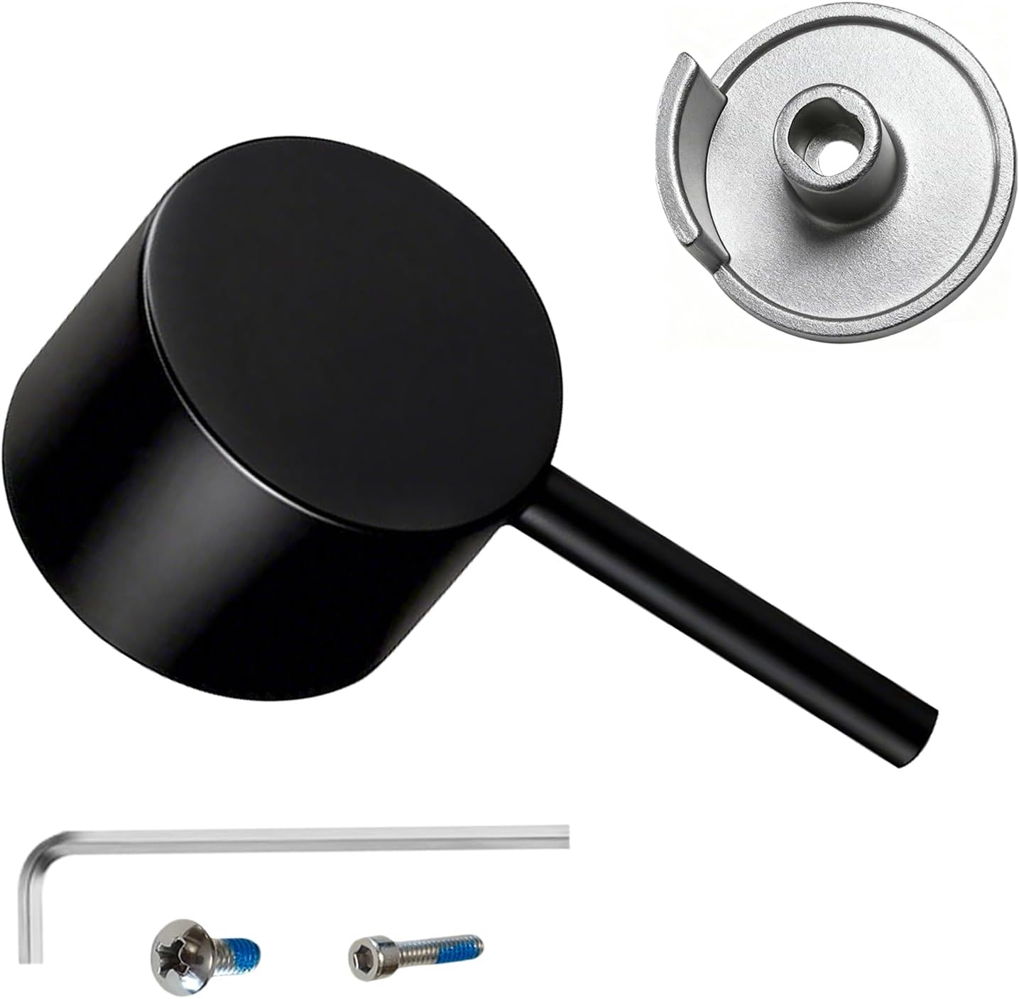 Replacement for Moen Tub/Shower Lever Handle, Compatible with Moen Shower Handle and for 1222 Cartridge,Single Handle Faucets for Adjust Water Volume and Temperature,All Metal Modern Matte Black