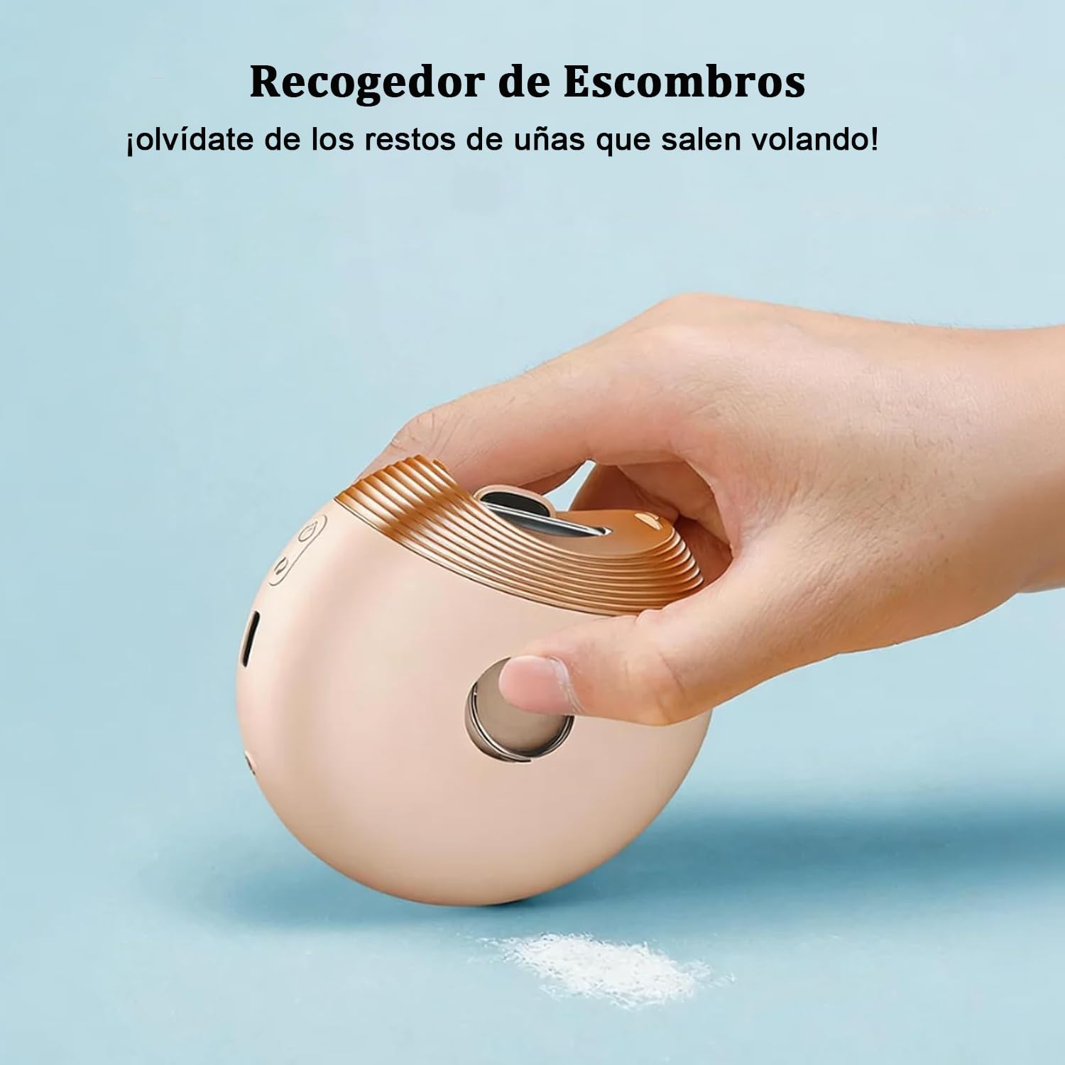 Bestauty Cortaúñas eléctrico con 11 cabezales de limado + luz de secado de uñas + protección anti-pellizcos, adecuado para bebés, niños, adultos y personas mayores (Rosa)