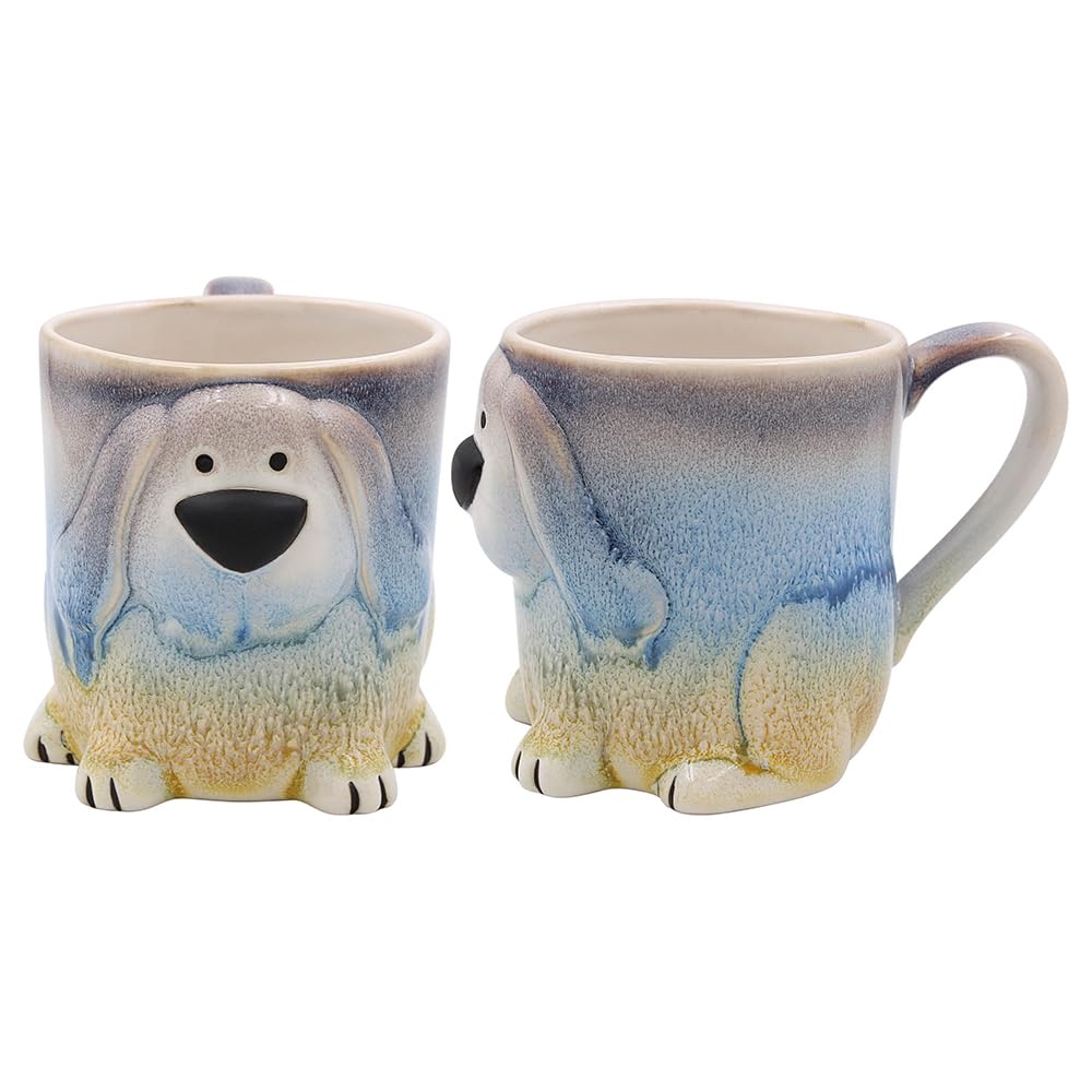Lesser & Pavey Faithful Friends Dog Mug | Ceramic Coffee Mugs for Home or Work | Premium Design Mugs for All Occasions | Lovely Mugs for Tea, Coffee & Hot Drinks
