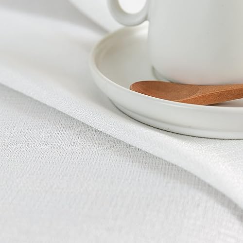 Miniatura 7 de Lazzzy Cortinas de cocina con textura de lino, cortinas semitransparentes para sala de estar, cortinas filtrantes de luz de 24 pulgadas de largo,