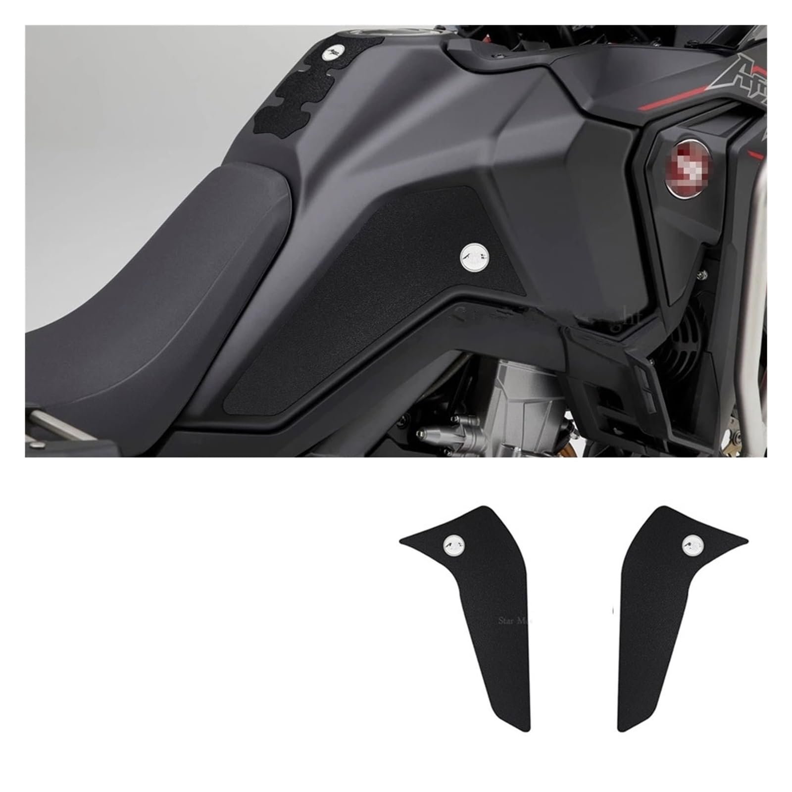 Gas Brandstoftank Pads Motorfiets Brandstoftank Zijstickers Voor CRF 1100 L Africa Twin Adventure Sports 2024 Tank Tractie Pad Stickers Motorfiets Tank Pad Bescherm Sticker(Kleur 10