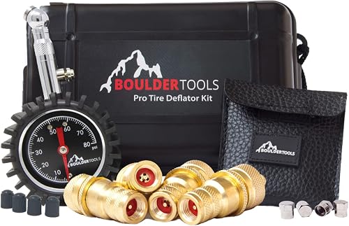 Tools Dégonfleur de pneu rapide robuste et pochette Moll Boulder