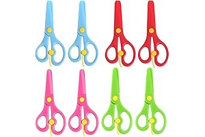 8-Pack Playdough Scissors for Preschool & Toddlers