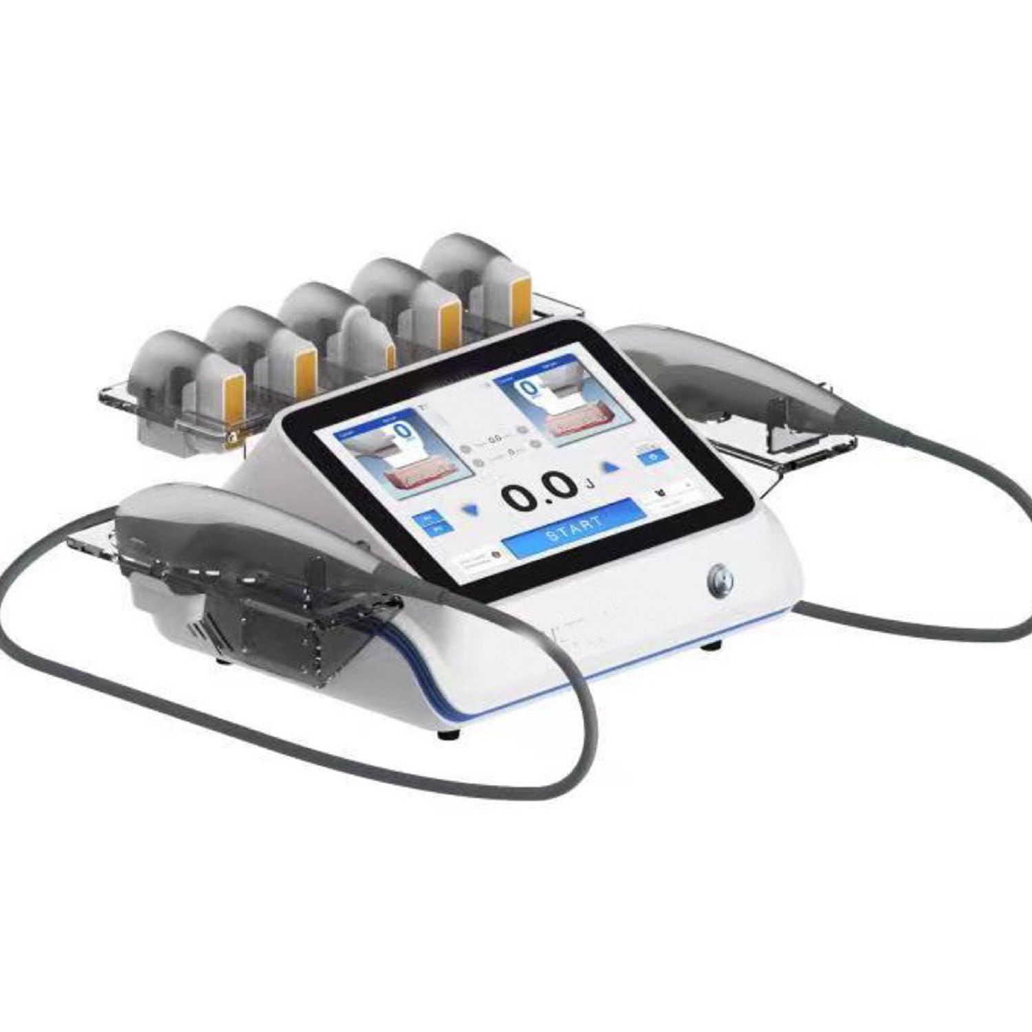 GTANND 7D HIFU Face Lift Skin Treatment Beauty Machine,Body Contouring Firming and Wrinkle Reduction Machine,Anti-Aging Tightening Machine,with 2 Handpieces and 7 Cartridges