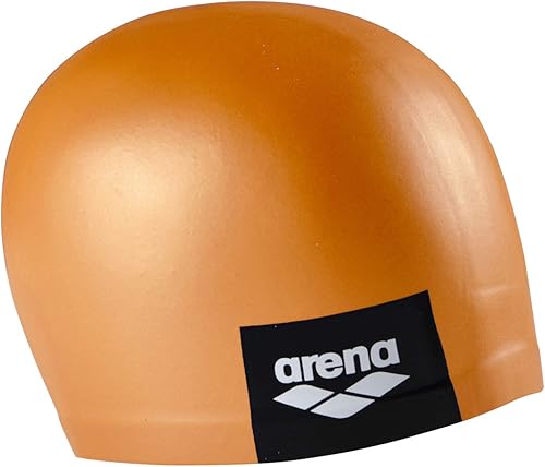 Arena Unisex Adult Logo Molded Silicone Training Swim Cap for Intensive Training Reduced Drag Tight Comfortable Fit, One Size