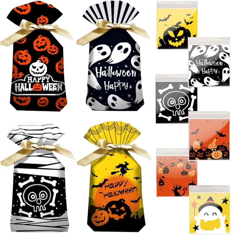 Amazon | CHIPP'S ハロウィン お菓子袋 【アソート80枚セット】 小分け