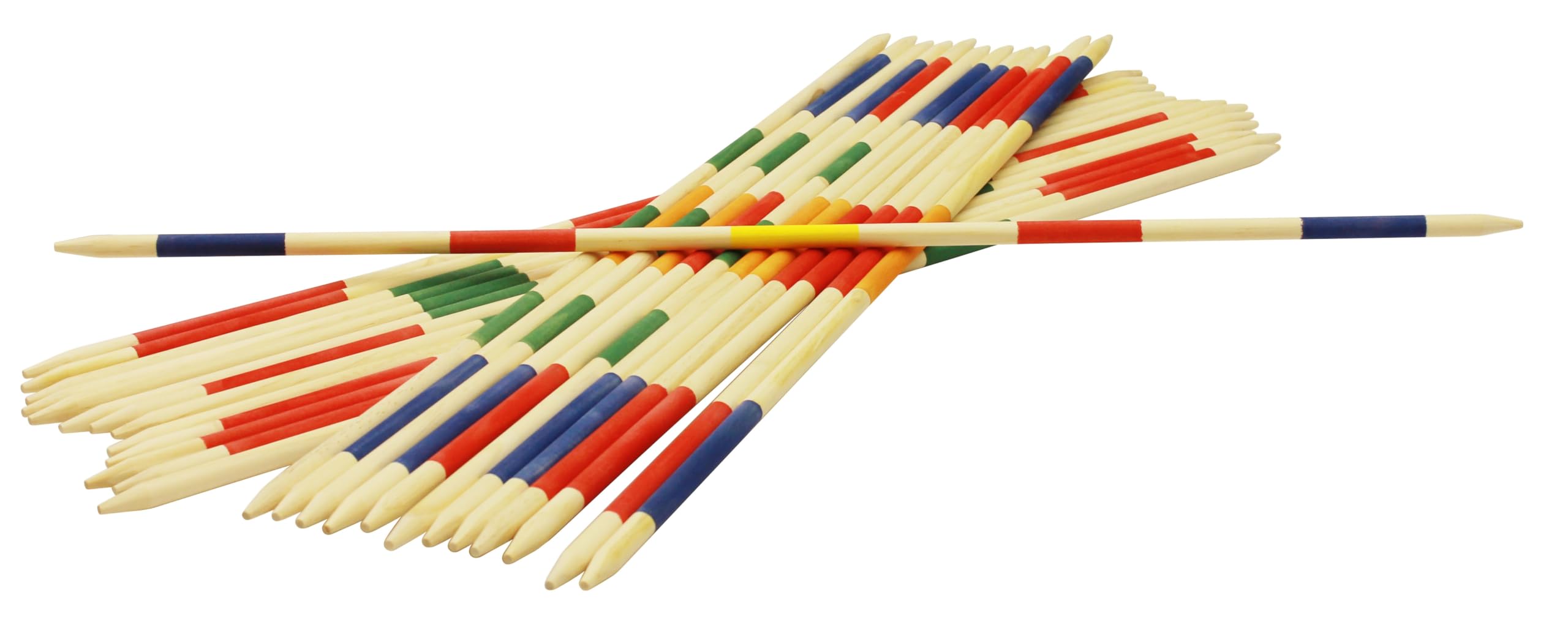 Carromco Original Mikado géant XXL, Jeu d'extérieur pour Jardin et Plage, 26 tiges de 75,2 cm, Sac de Transport Inclus