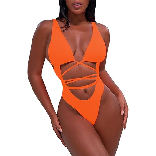 Sovoyontee Women's Sexy One Piece Swimsuits Bikini Bathing Suit
