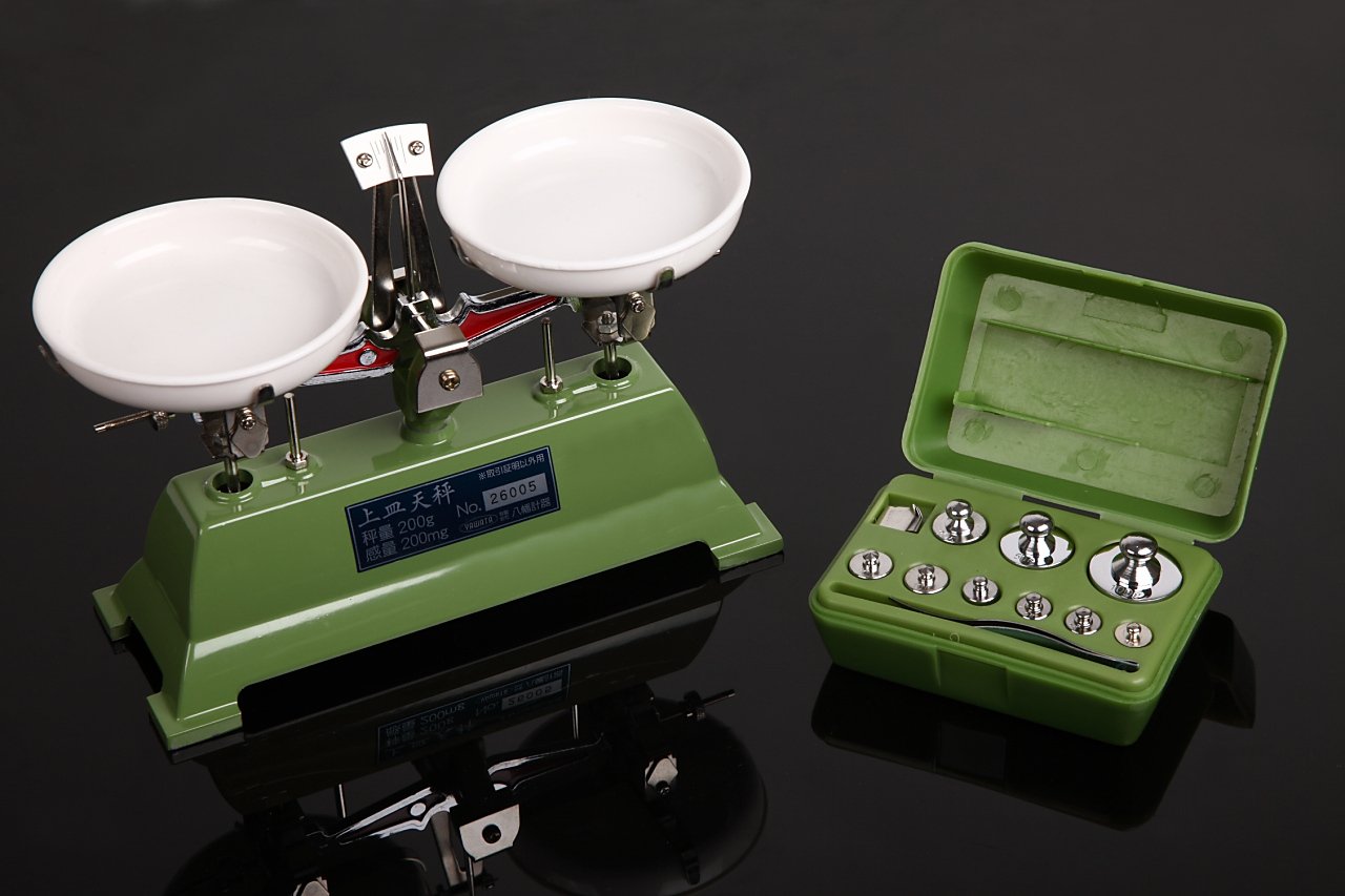 Amazon | YAWATA 上皿天秤 秤量200g 分銅セット付き U-200GW | 皿