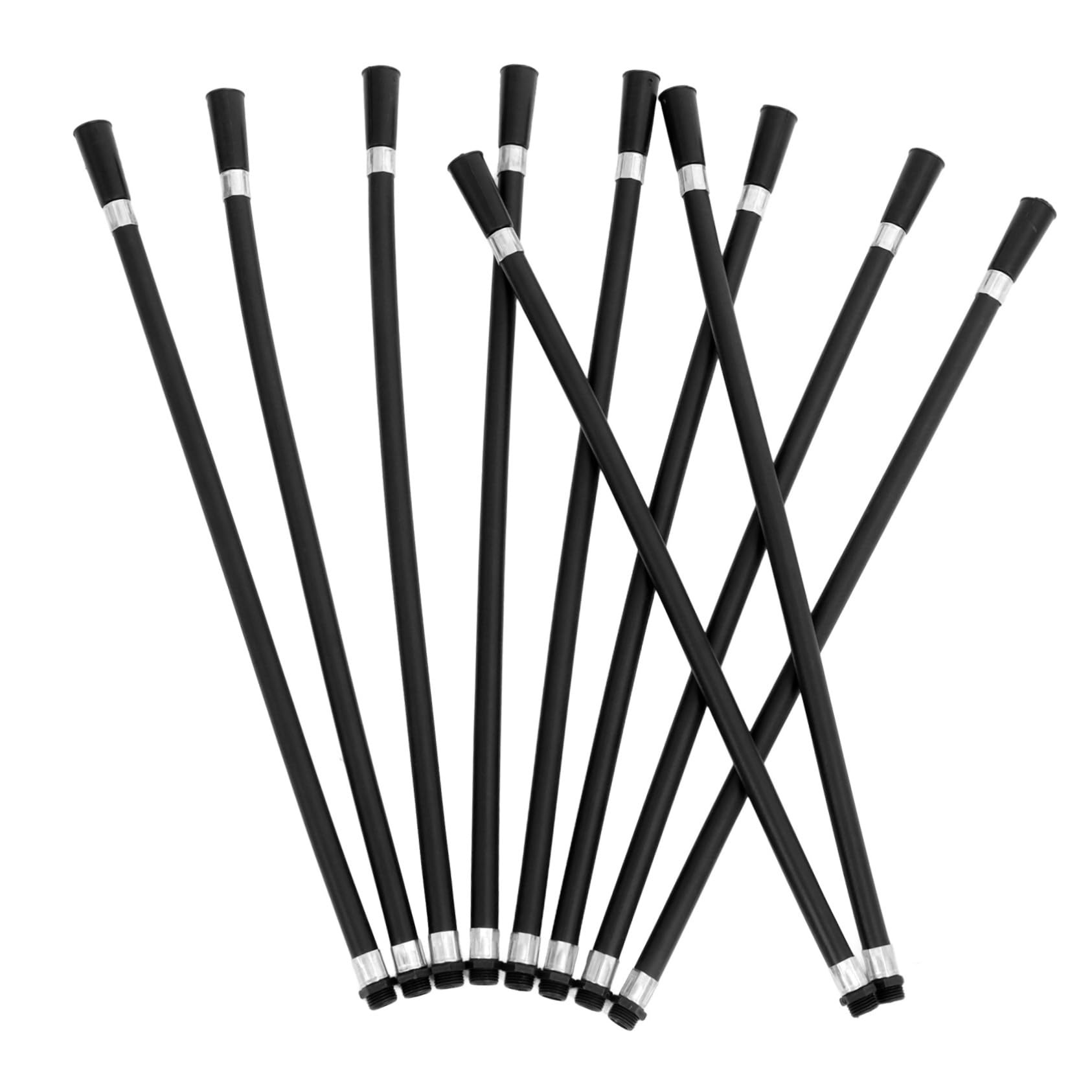 Produktbild von SOLUSTRE 10er-Pack Feuerlöscher-Schläuche – PVC/Eisen, Flexibel, Passend Für 8-kg-Trockenlöscher, Einfach Zu Wechseln