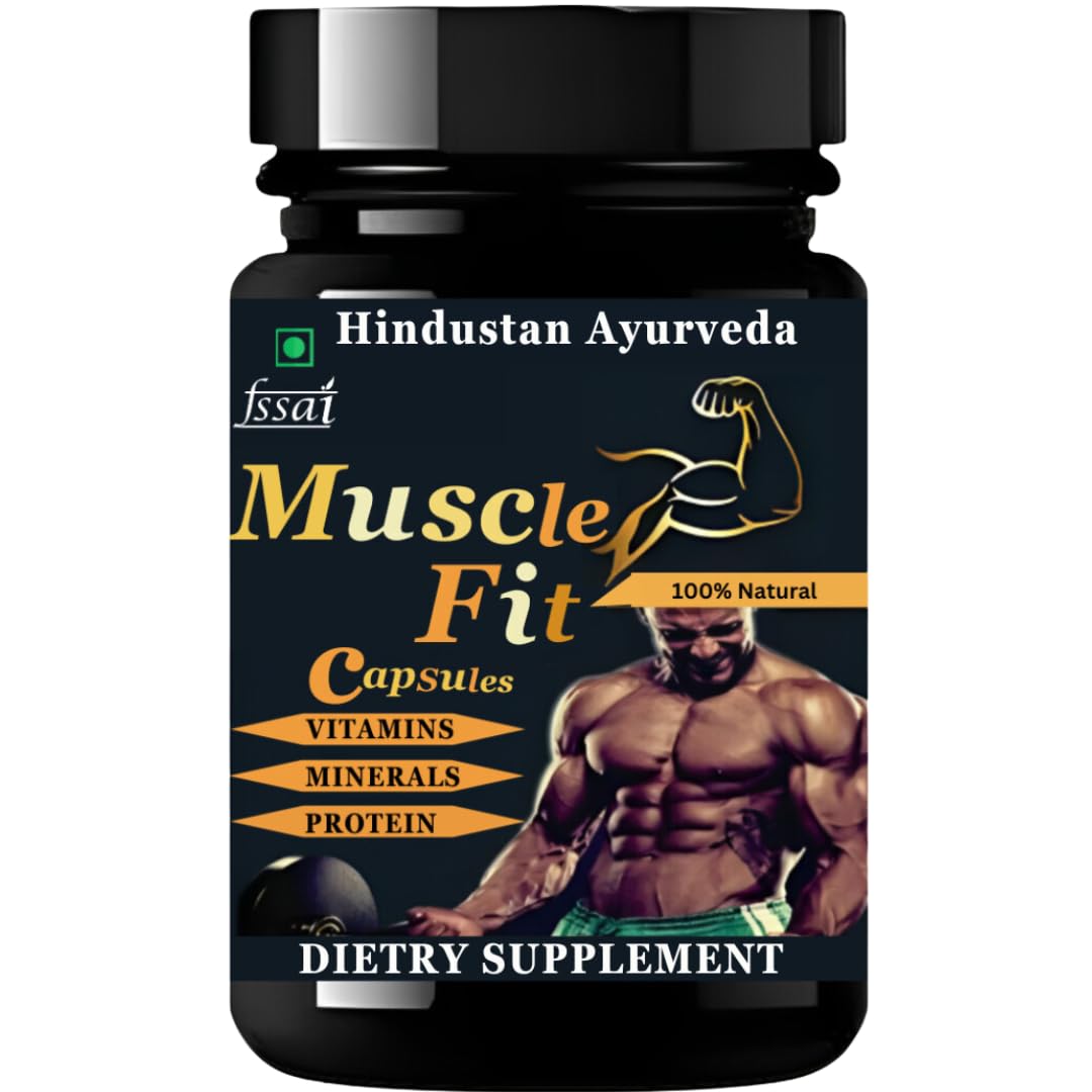 Muscle Fit | Ayurvedic Product | Weight Gain Protein | Muscle Growth | Capsules |-image-6