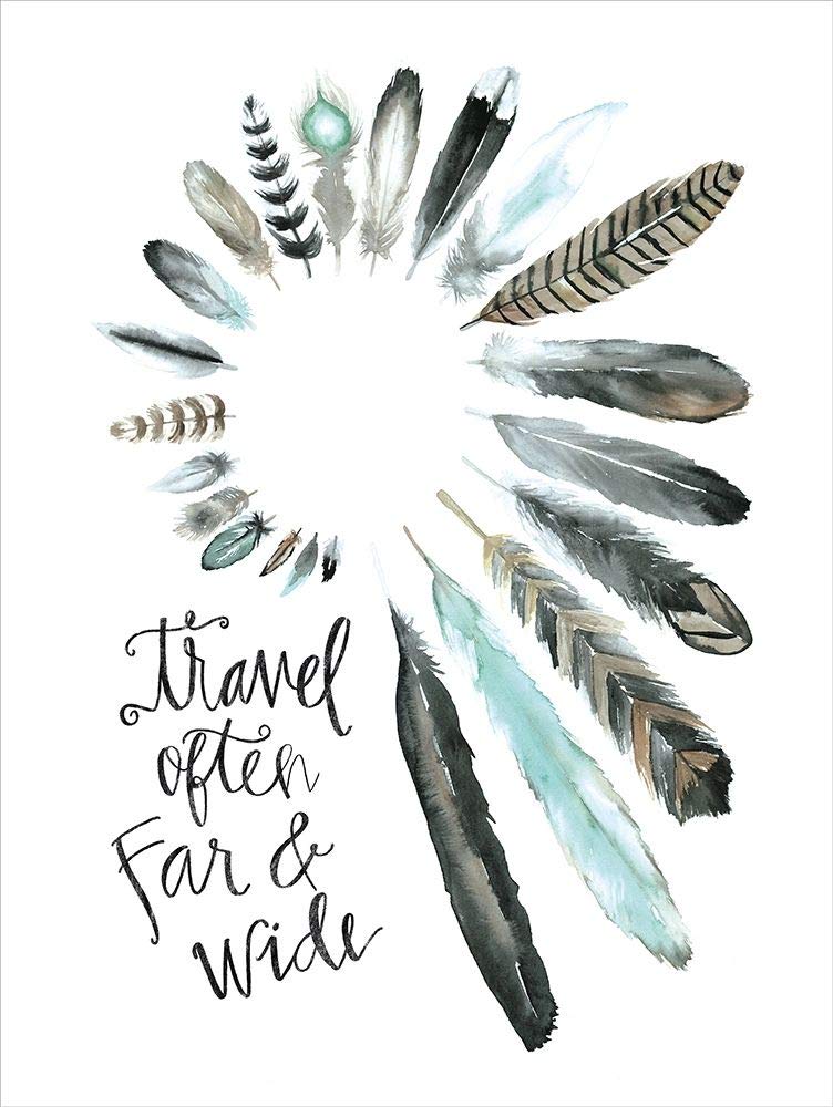 Travel Often Far and Wide Poster Print by Masey St. Studios Masey St. Studios (18 x 24)