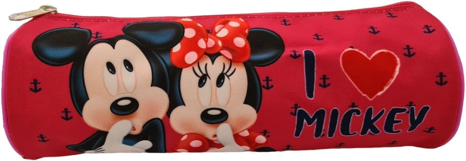 Portapenne Astuccio Borsellino Scuola Bambini 21x7x6cm Minnie Mouse