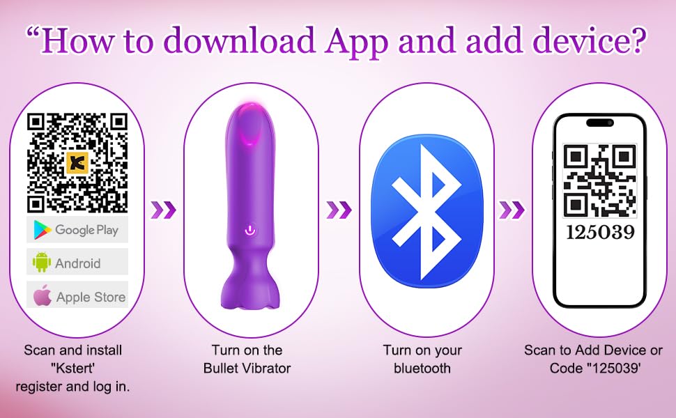 Mini Bullet Vibrator Adult Toys - Vibrators App Controlled Female Sex Toys with 9 Vibration Modes, Lipstick G Spot Dildo Clitoral Vibrator, Long Distance Discreet Vibrator for Women & Couples ()