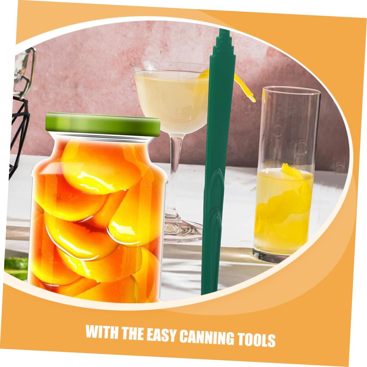 Hemobllo 2pcs Canning Bubble Removers Home Canning Tools for Accurate Debubbling and Measuring Canned Food Preparation